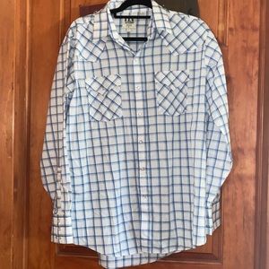 ELY Cattleman Pearl Snap Button Up